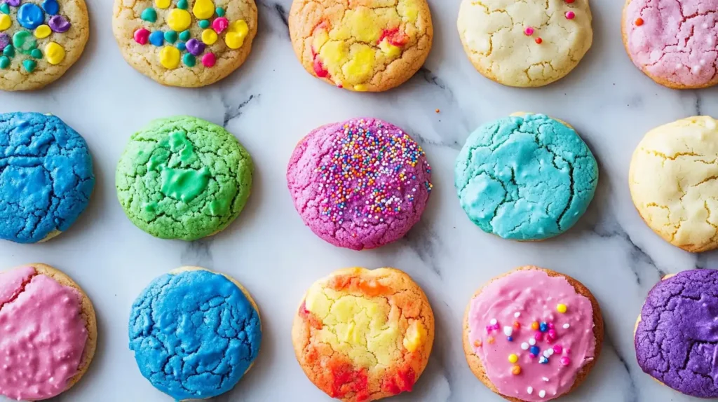 Colorful Ingredients in Cookie