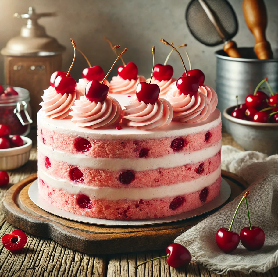 cherry chip cake