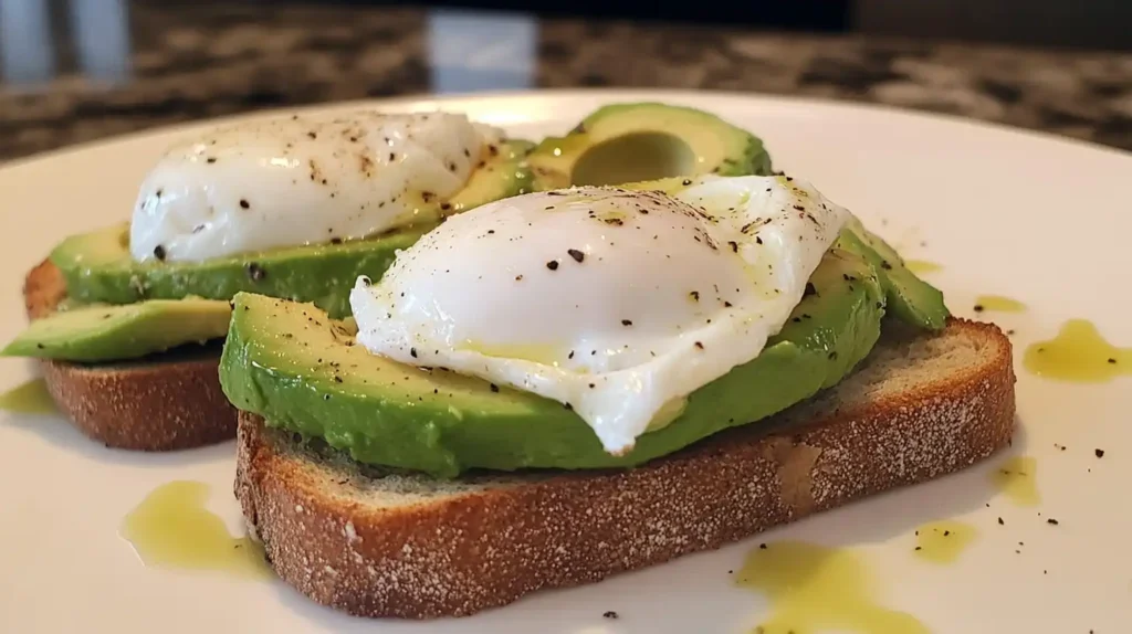 Avocado Toast with Poached Eggs