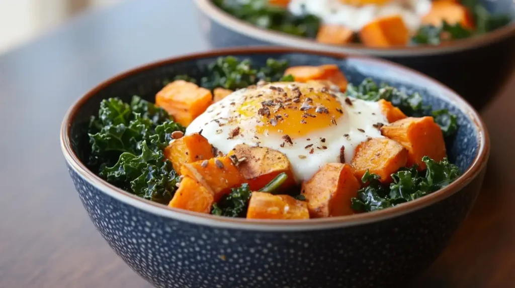 Sweet Potato & Kale Breakfast Bowl