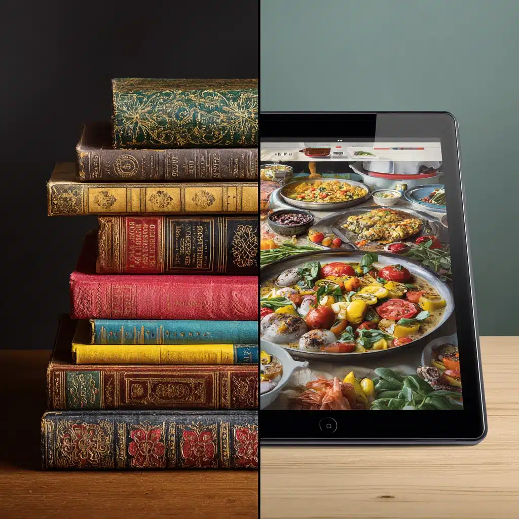Evolution of Recipe Books