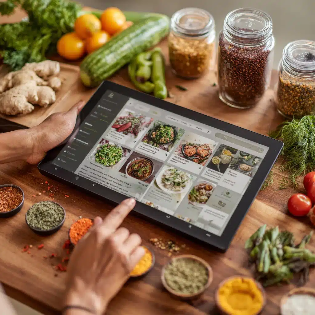 Digital Recipe Books in Modern Cooking