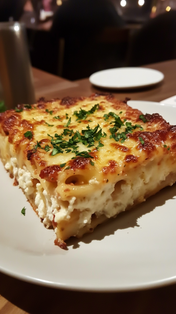 Baked Ziti with Cottage Cheese