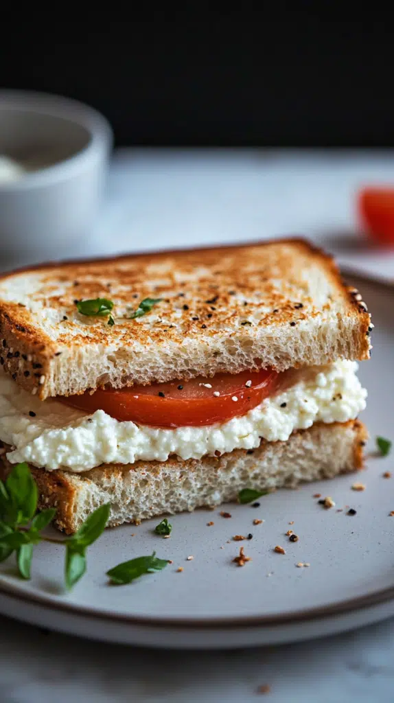 Cottage Cheese as a Low-Calorie Sandwich Spread