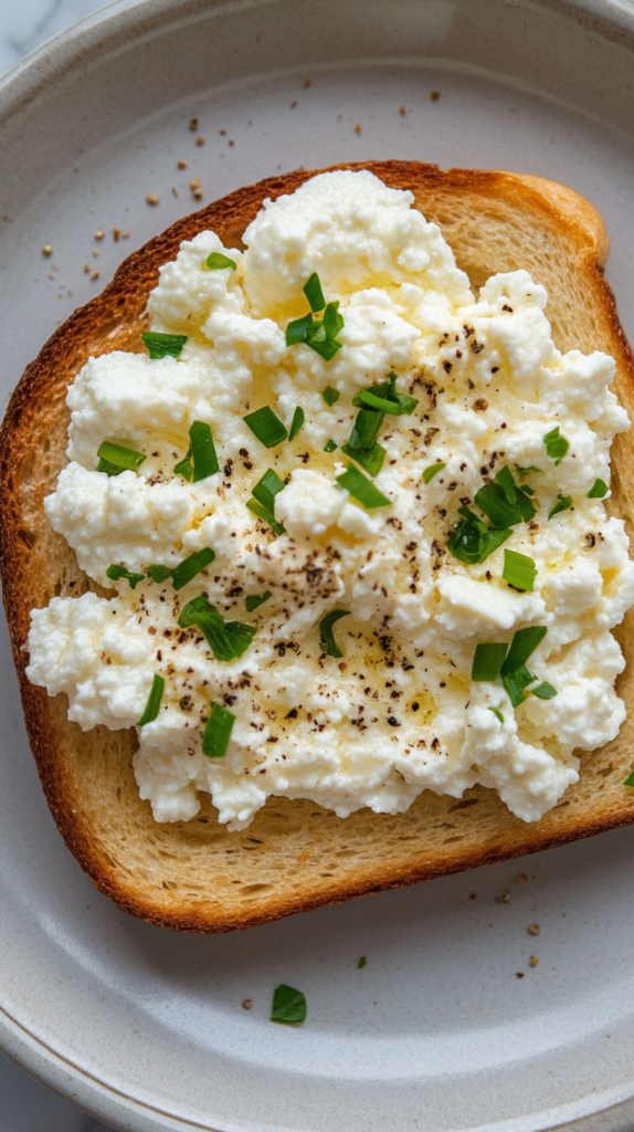 Cottage Cheese on Toast: Sweet and Savory Variations