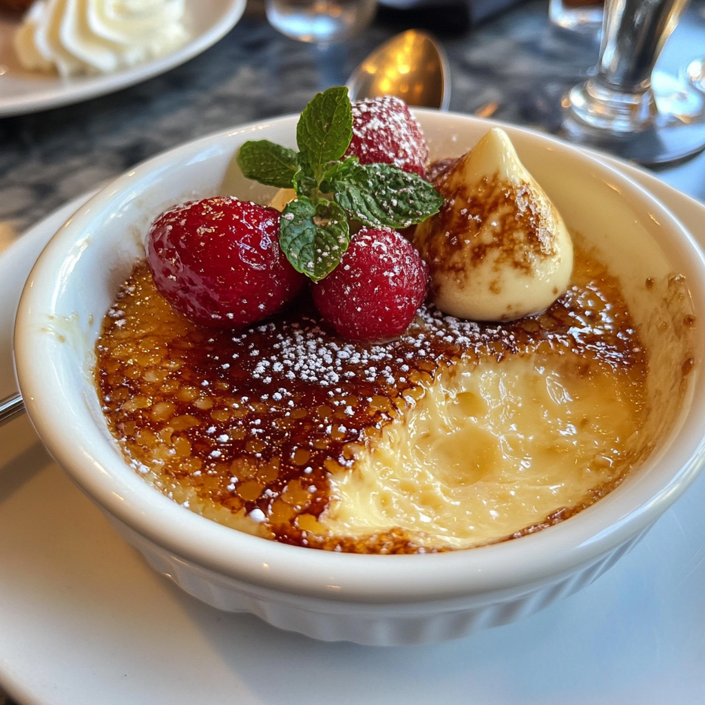 What does crème brûlée taste like