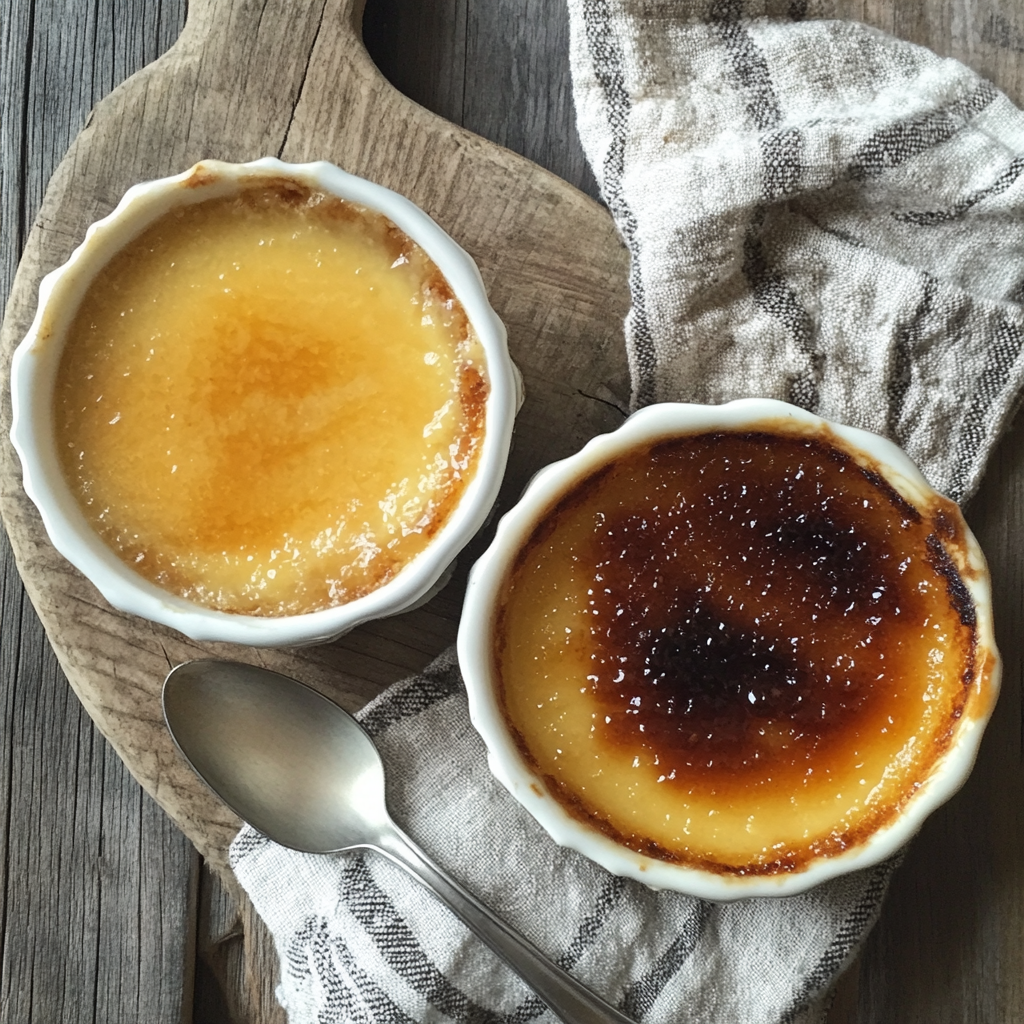 Crème Brûlée and Custard