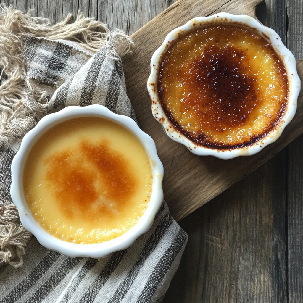 Crème Brûlée and Custard