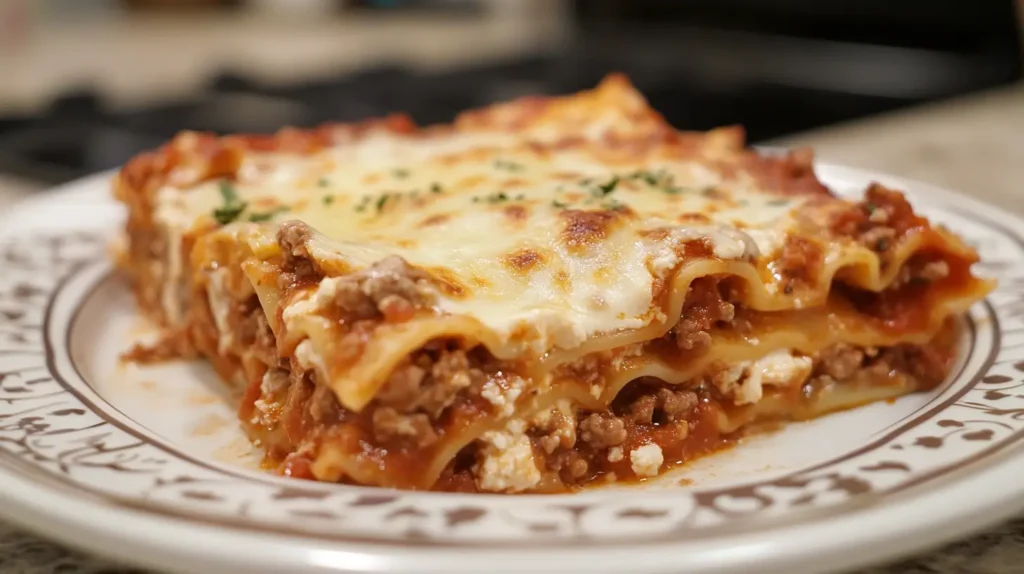 baked lazy lasagna recipe