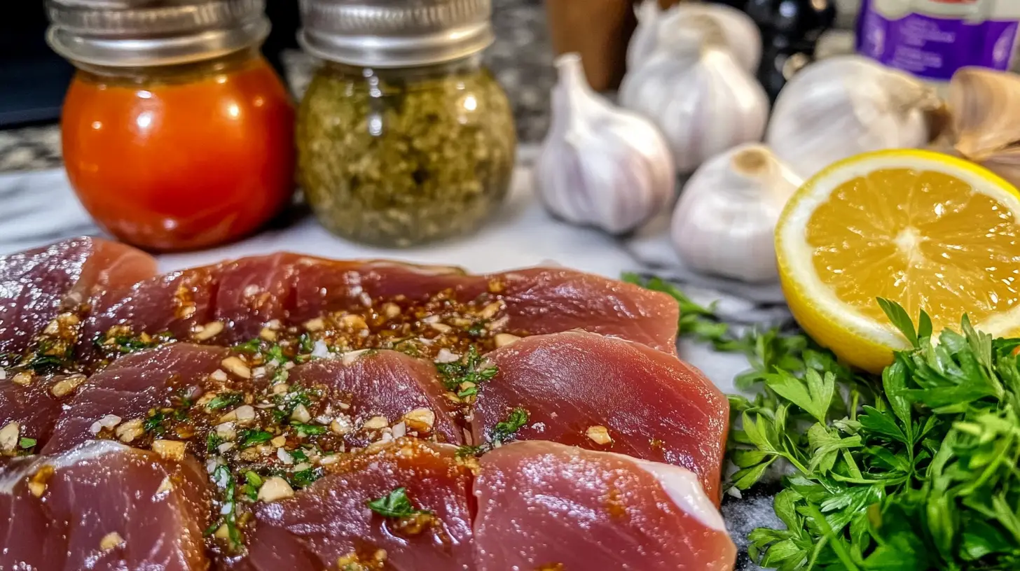 Ingredients for Seared Ahi Tuna