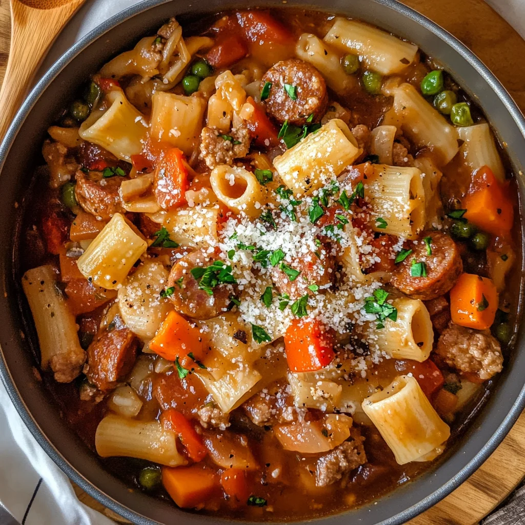  One-Pot Pasta with Sausage