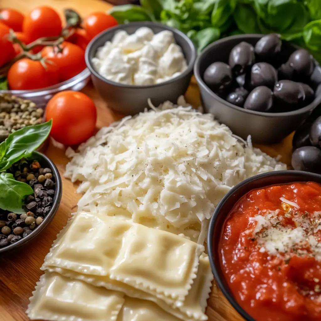 Lazy Lasagna Ingredients