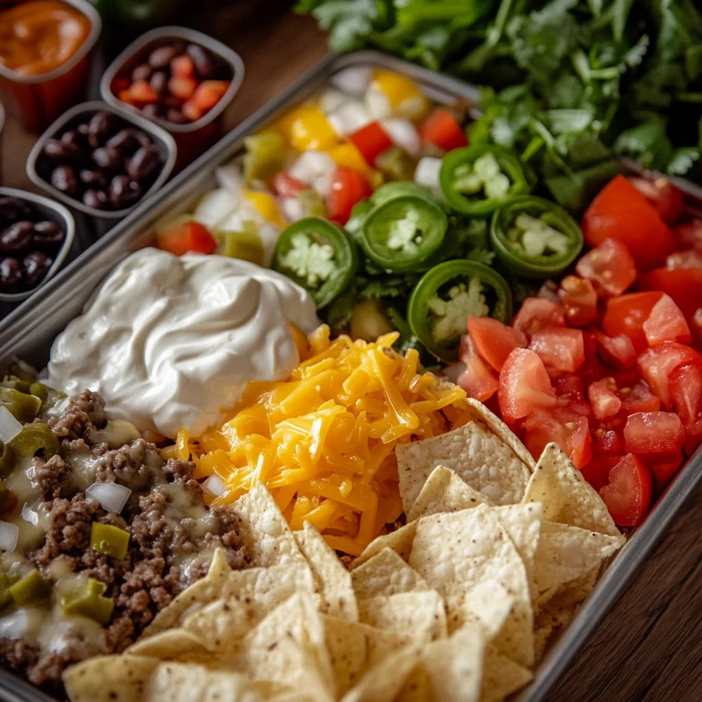 Mini Nacho Trays ingredients