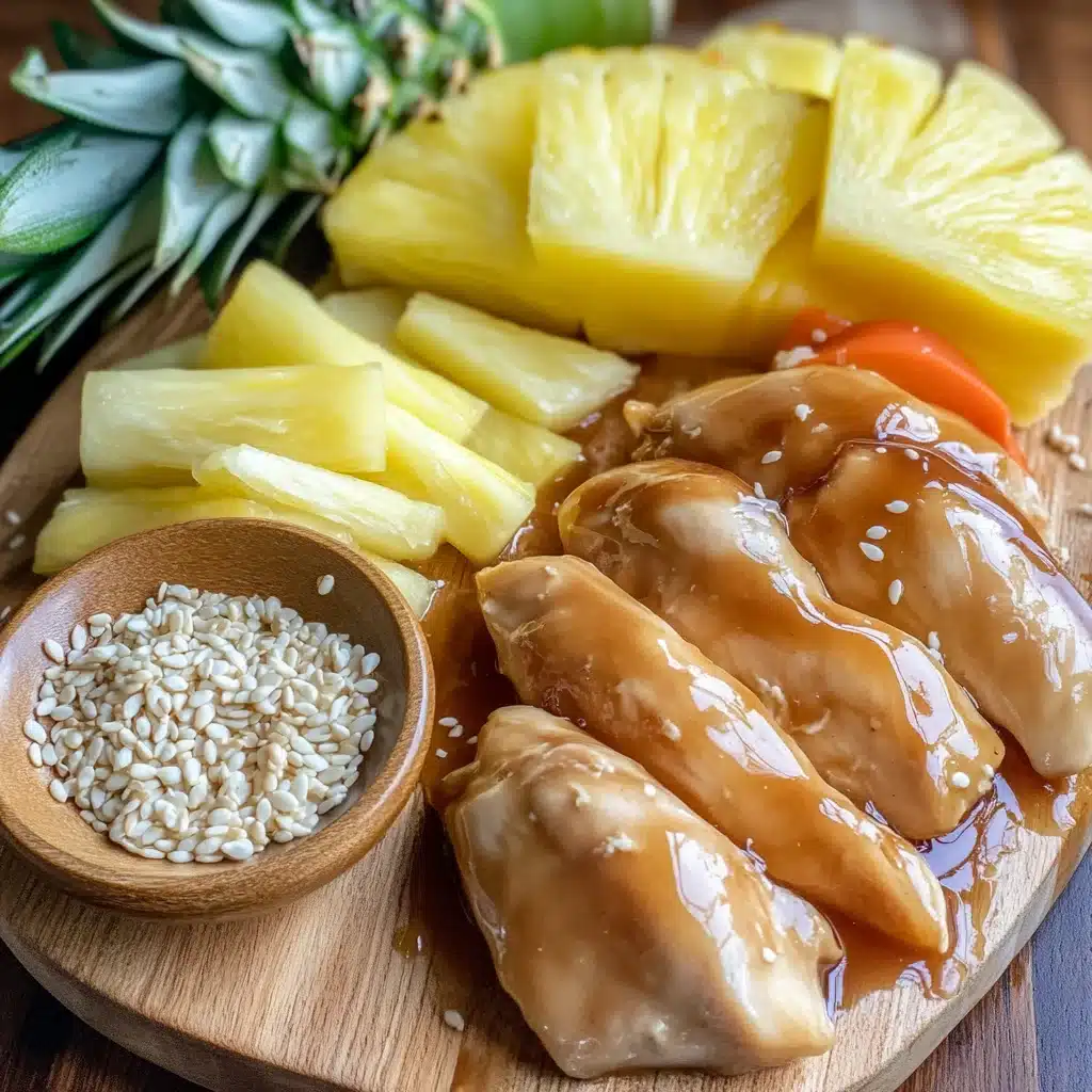 Teriyaki Chicken and Pineapple Ingredients