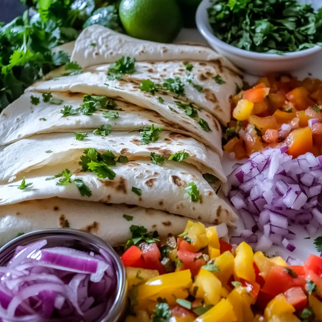 Baked Quesadilla Triangles Ingredients