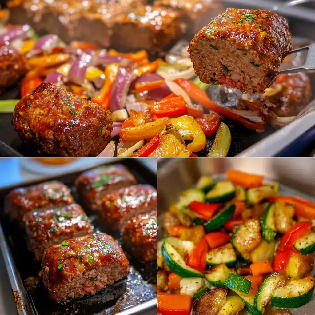 Mini Meatloaf and Veggie Medley Instructions
