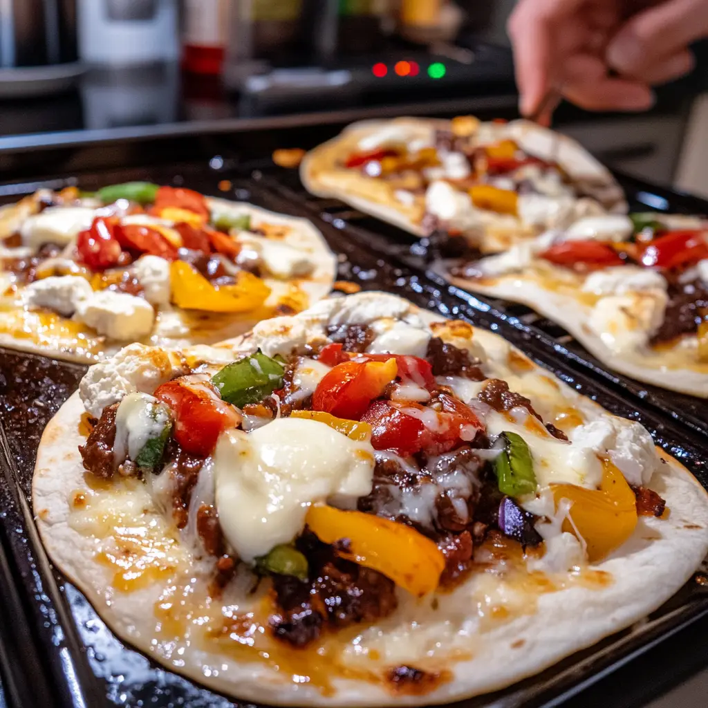 Tortilla Pizzas instructions
