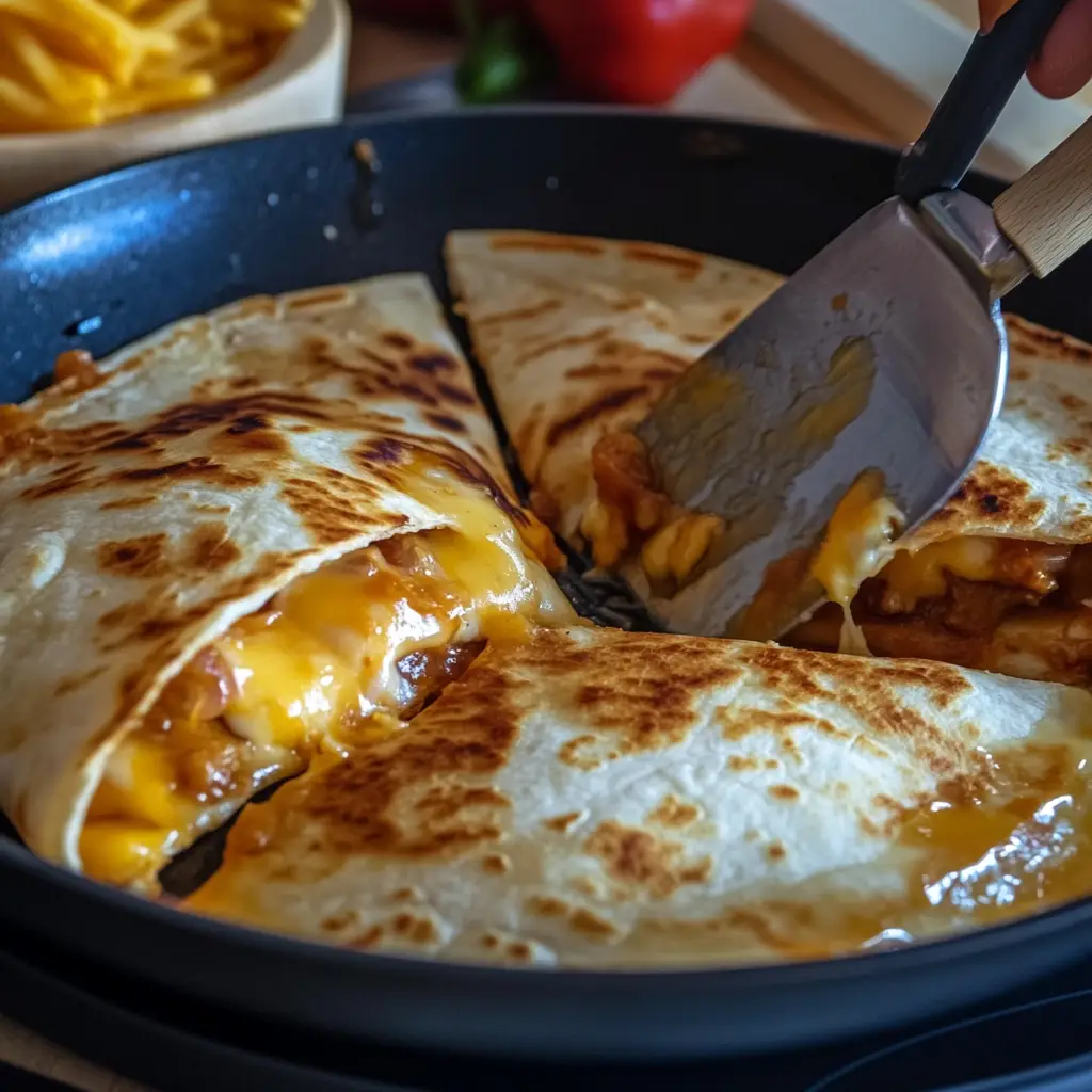 Cheesy Quesadillas instructions