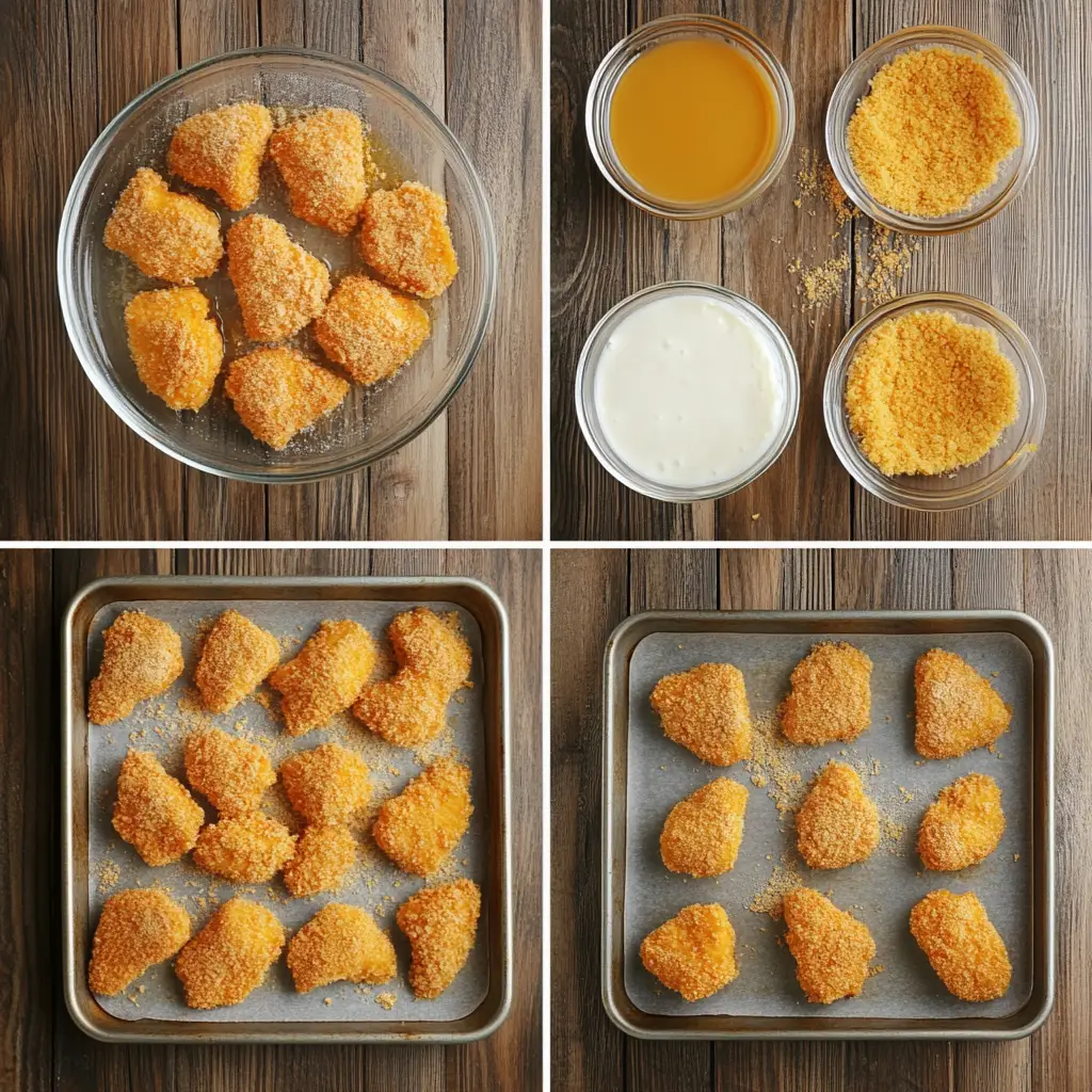 Baked Chicken Nuggets instructions