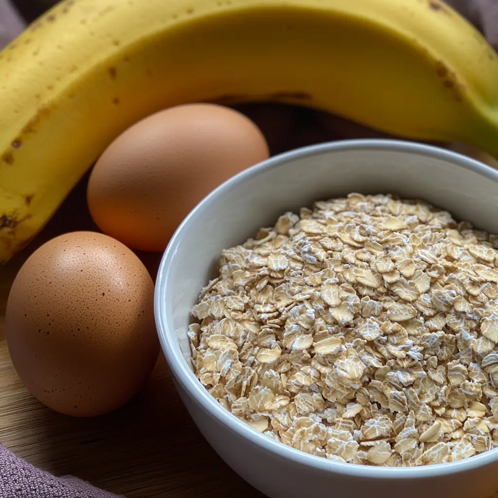 3 ingredient oatmeal pancakes ingredients