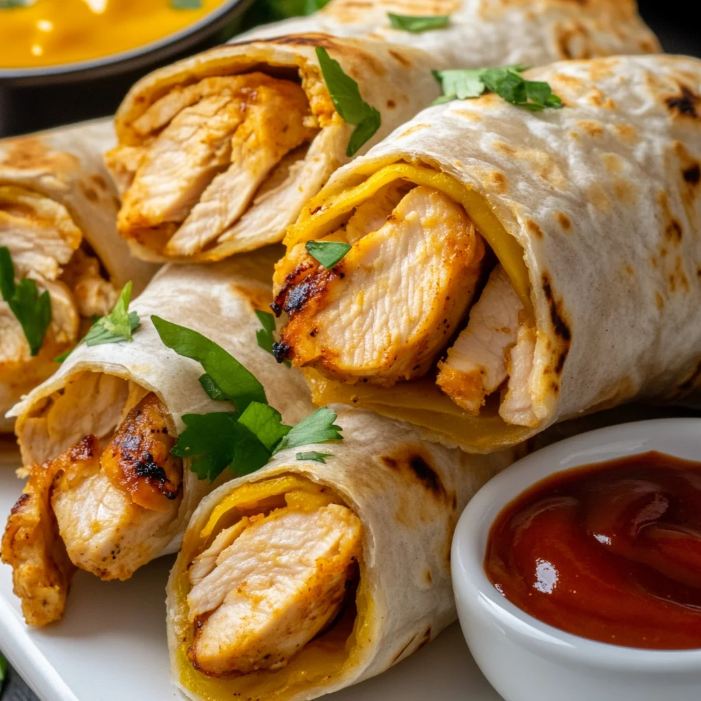Rotisserie Chicken Wraps