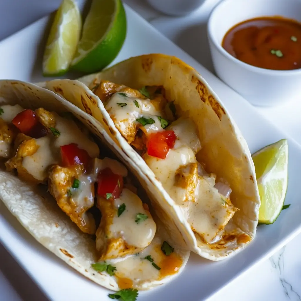Creamy Chicken Tacos