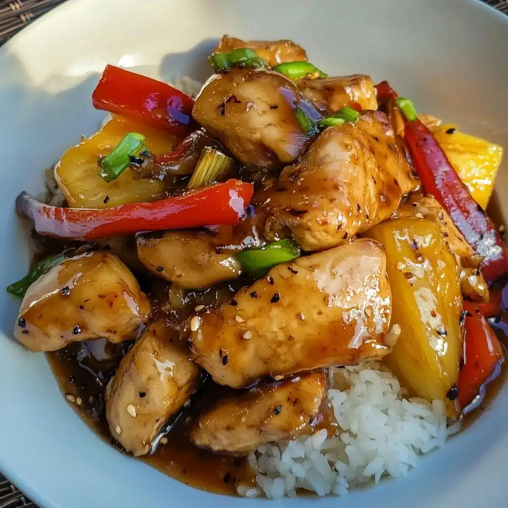 Teriyaki Chicken and Pineapple