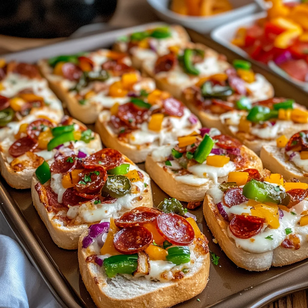 Garlic Toast Pizzas
