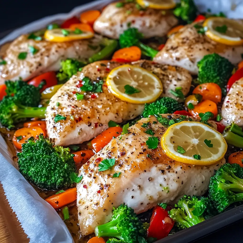 Healthy sheet pan dinners chicken