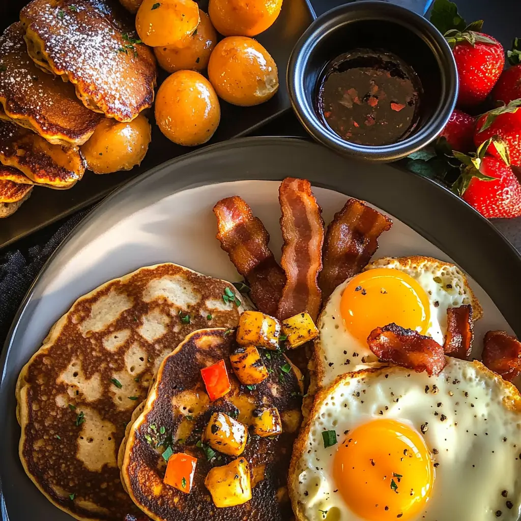 Breakfast-for-Dinner Pancakes