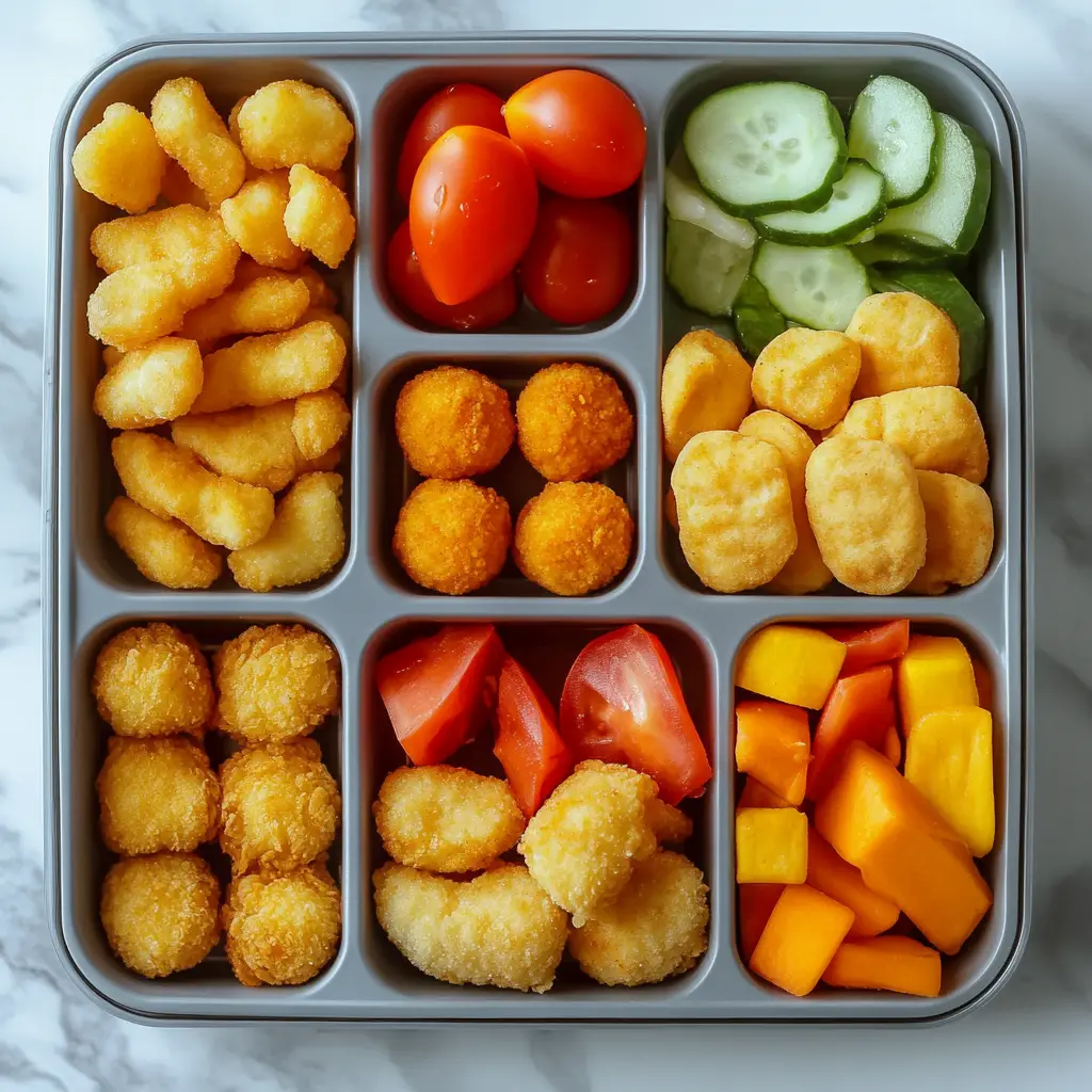 Chicken Nugget Lunchable Assemble 