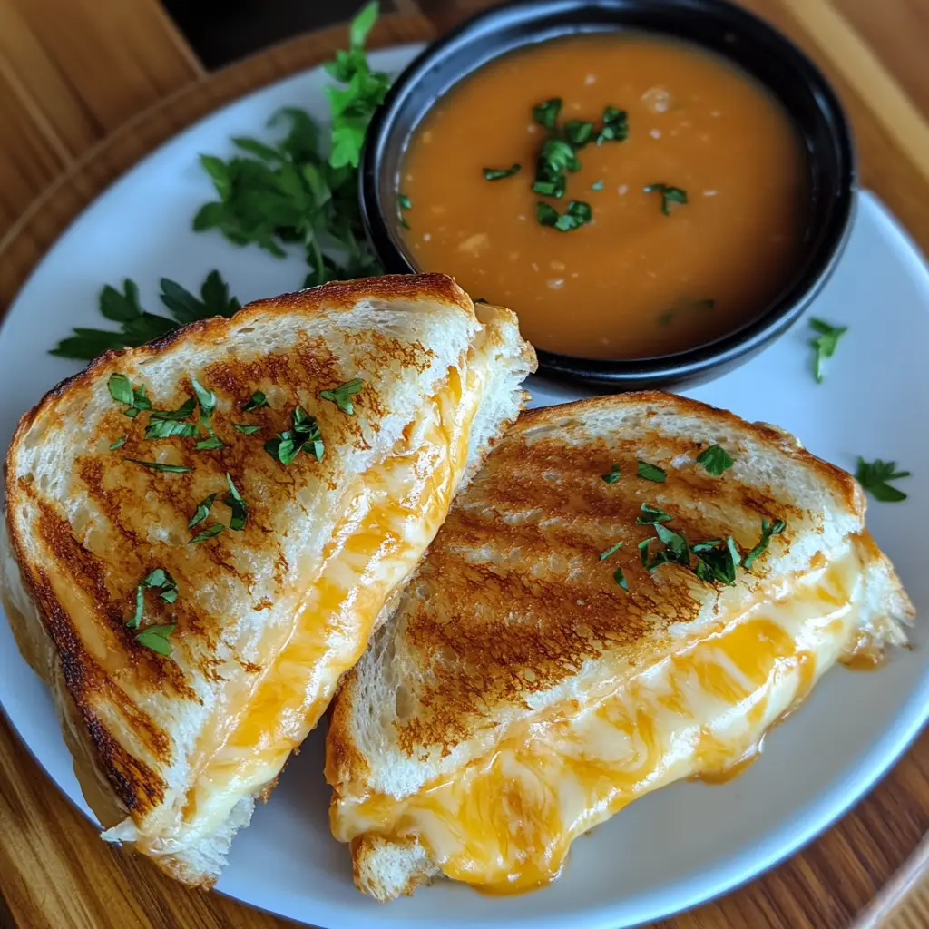 Grilled Cheese & Tomato Soup