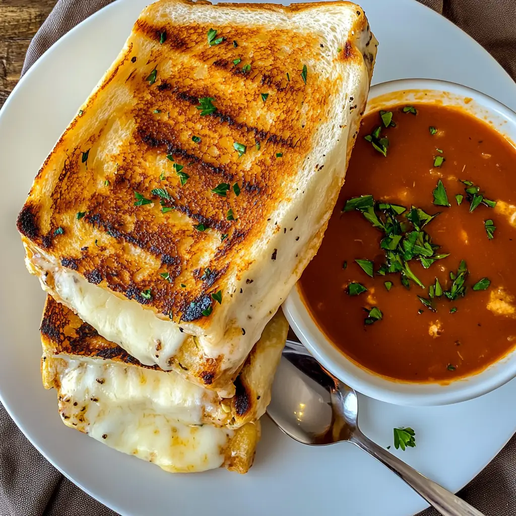 Grilled Cheese and Tomato Soup