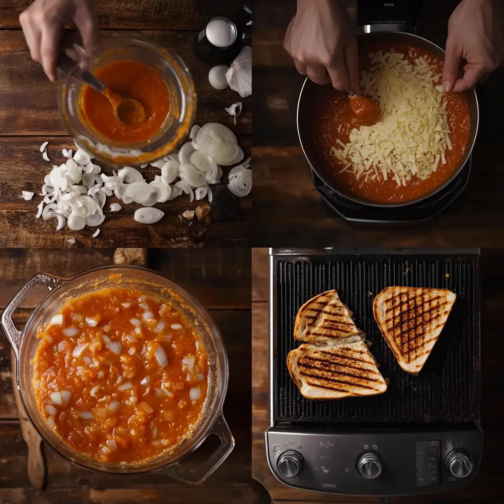 Grilled Cheese & Tomato Soup directions