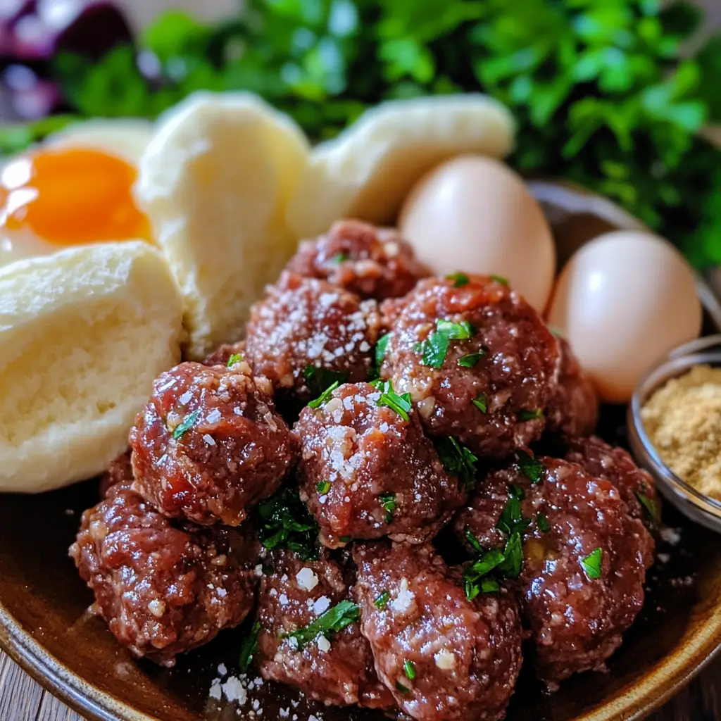 Mini Meatball Sliders ingredients