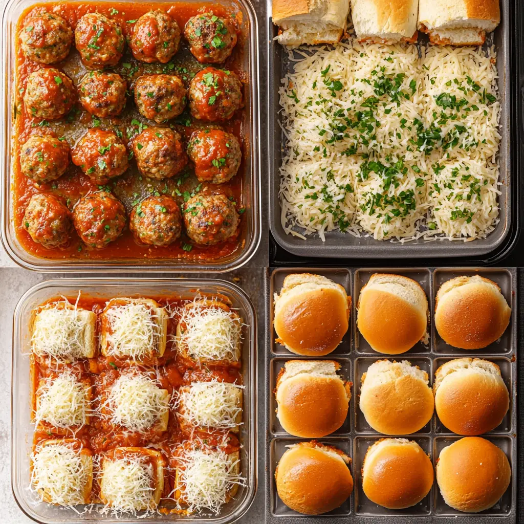 Mini Meatball Sliders directions