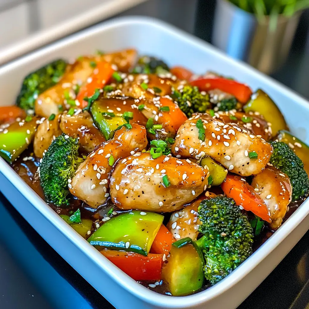 Sheet Pan Chicken and Veggie Stir-Fry