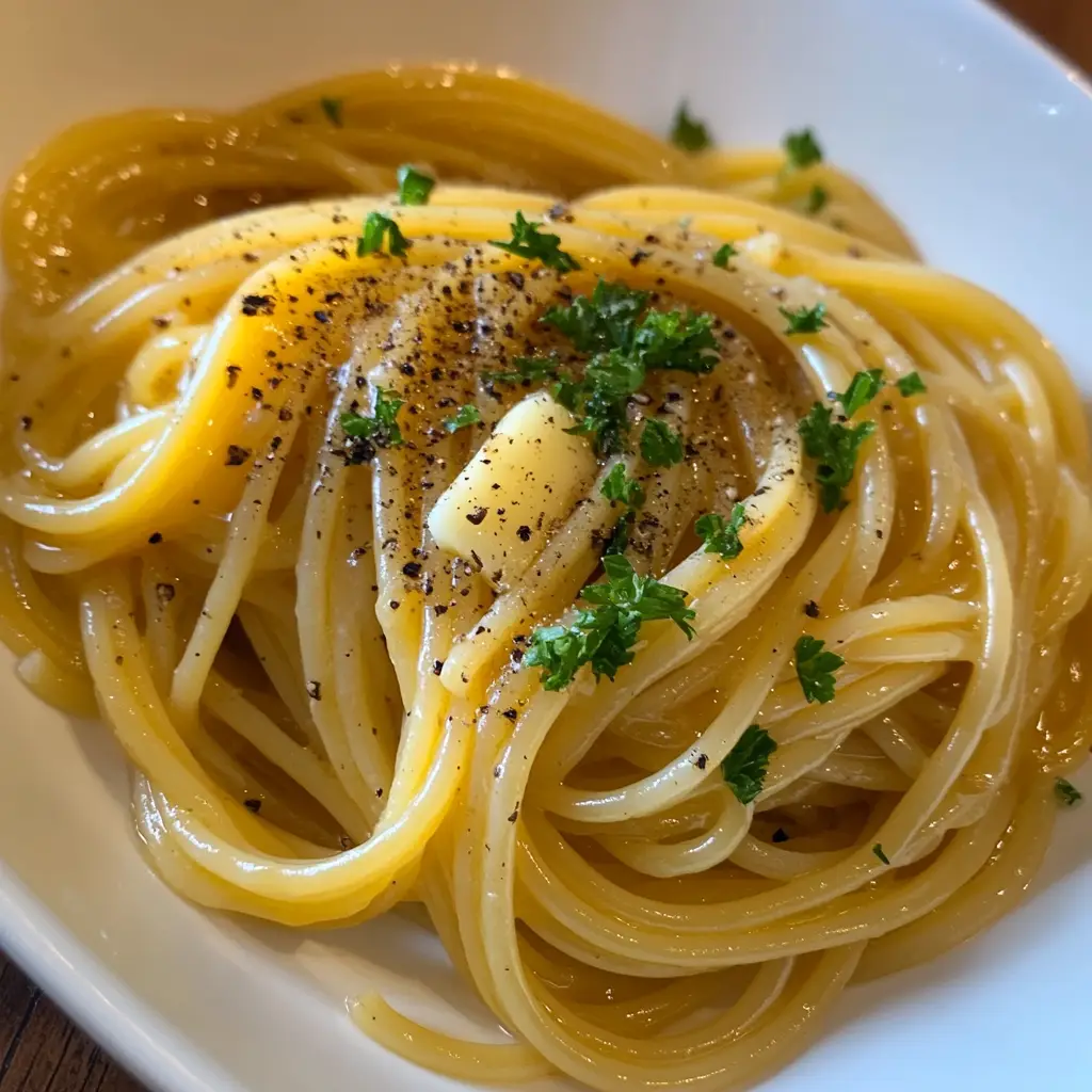 Spaghetti with Butter and Parmesan