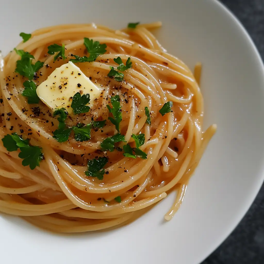 Spaghetti with Butter and Parmesan