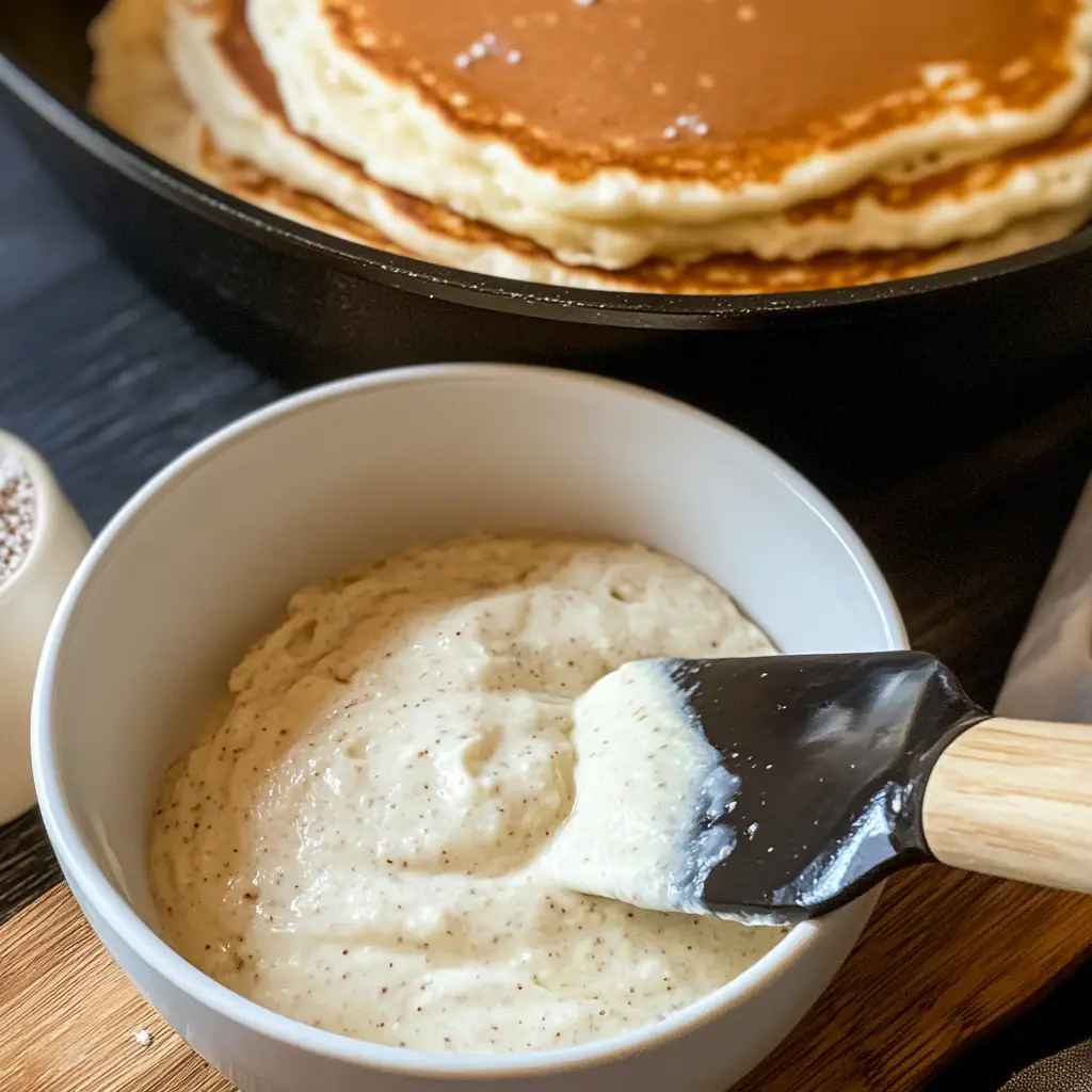 Sweet Cream Pancakes steps