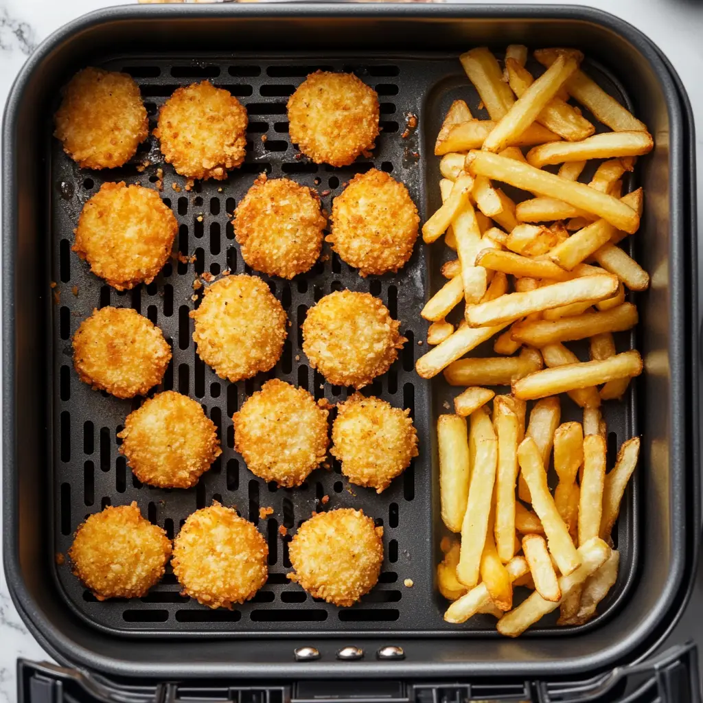 chicken nuggets and fries instructions