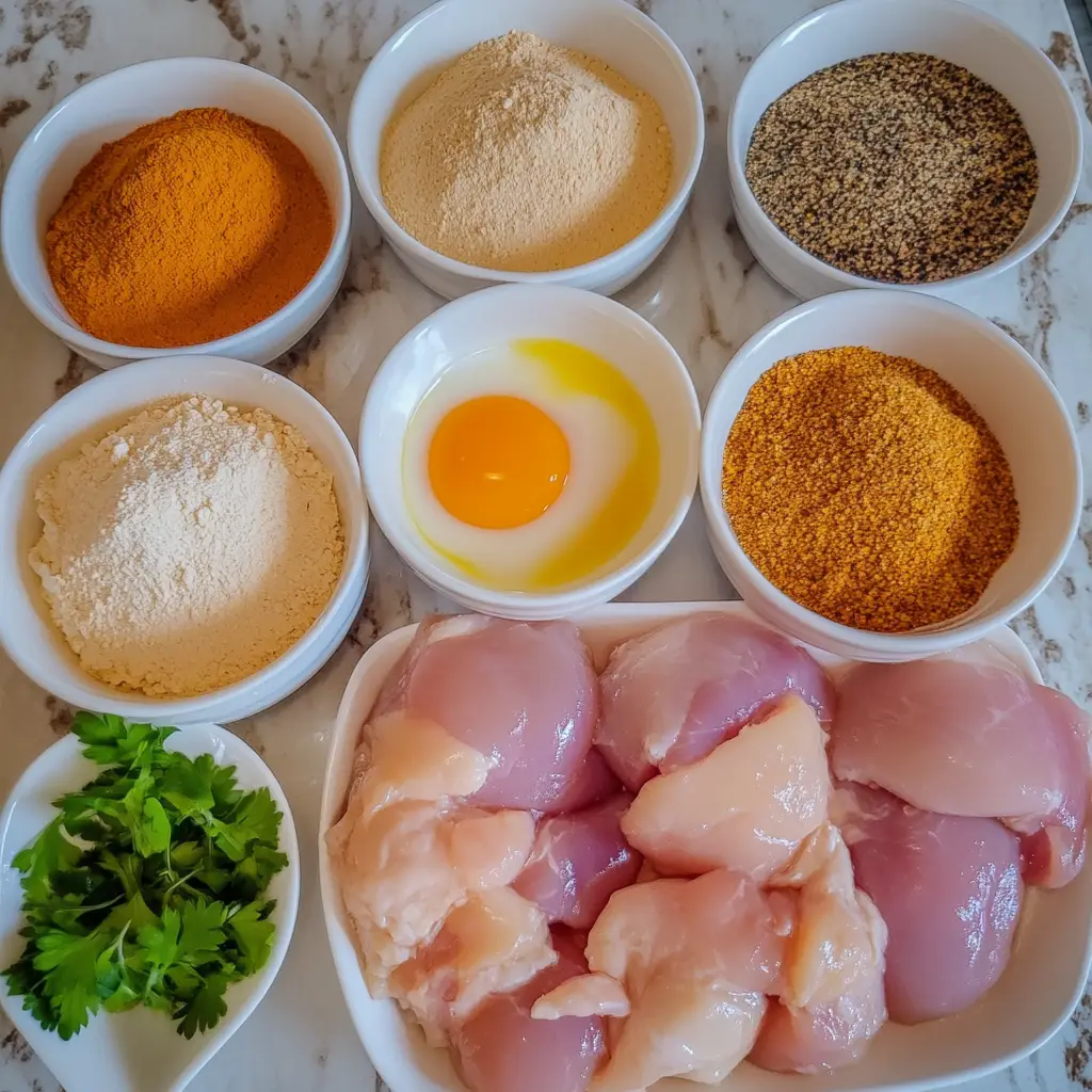 chicken nuggets deep fryer ingredients