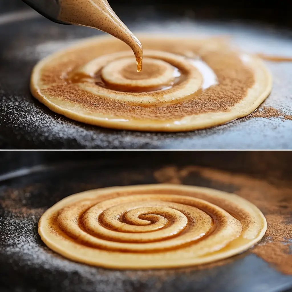 cinnamon swirl pancakes directions