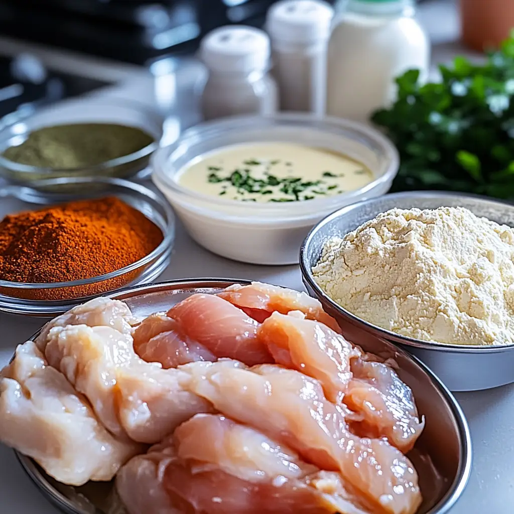 crispy chicken nuggets ingredients