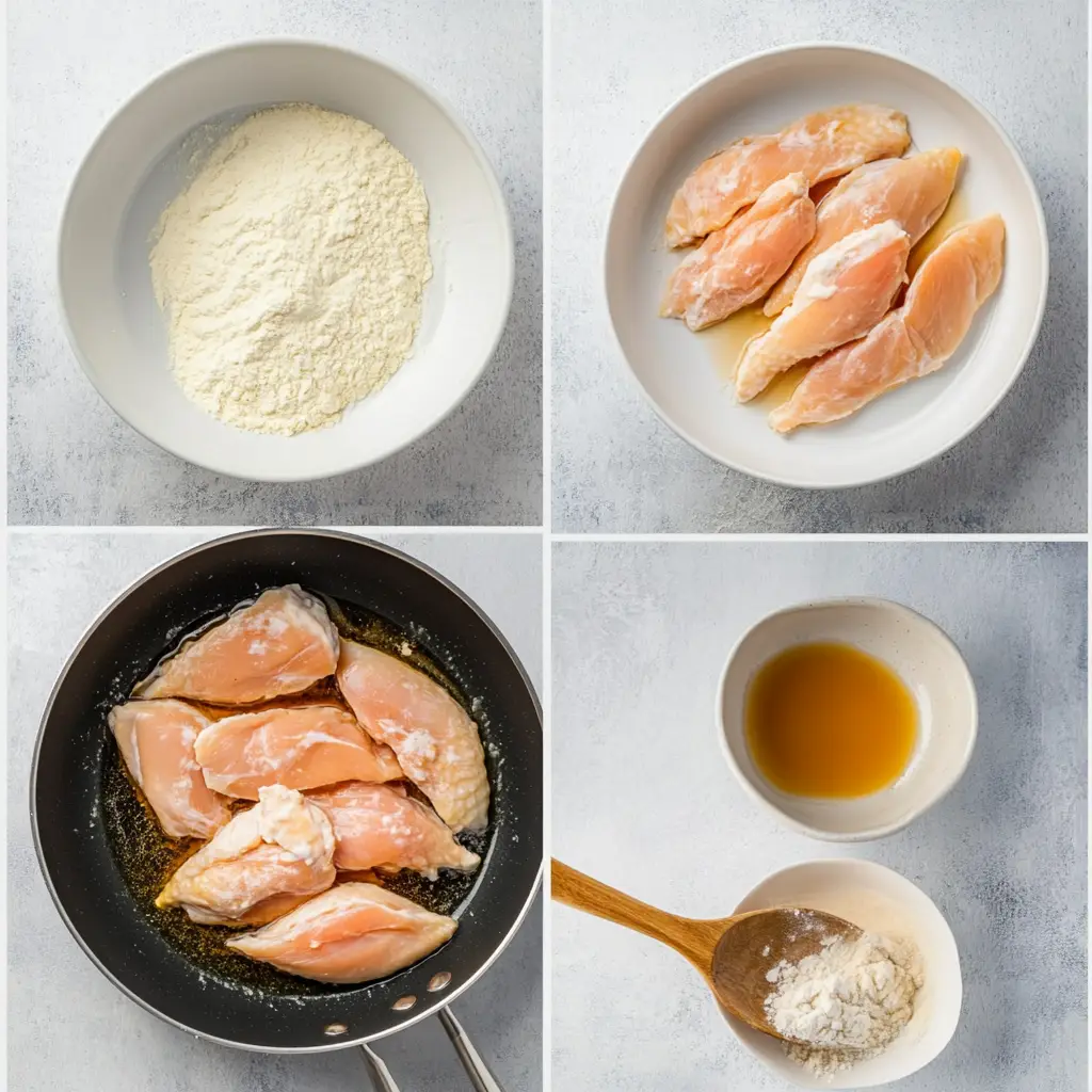 crispy chicken nuggets steps