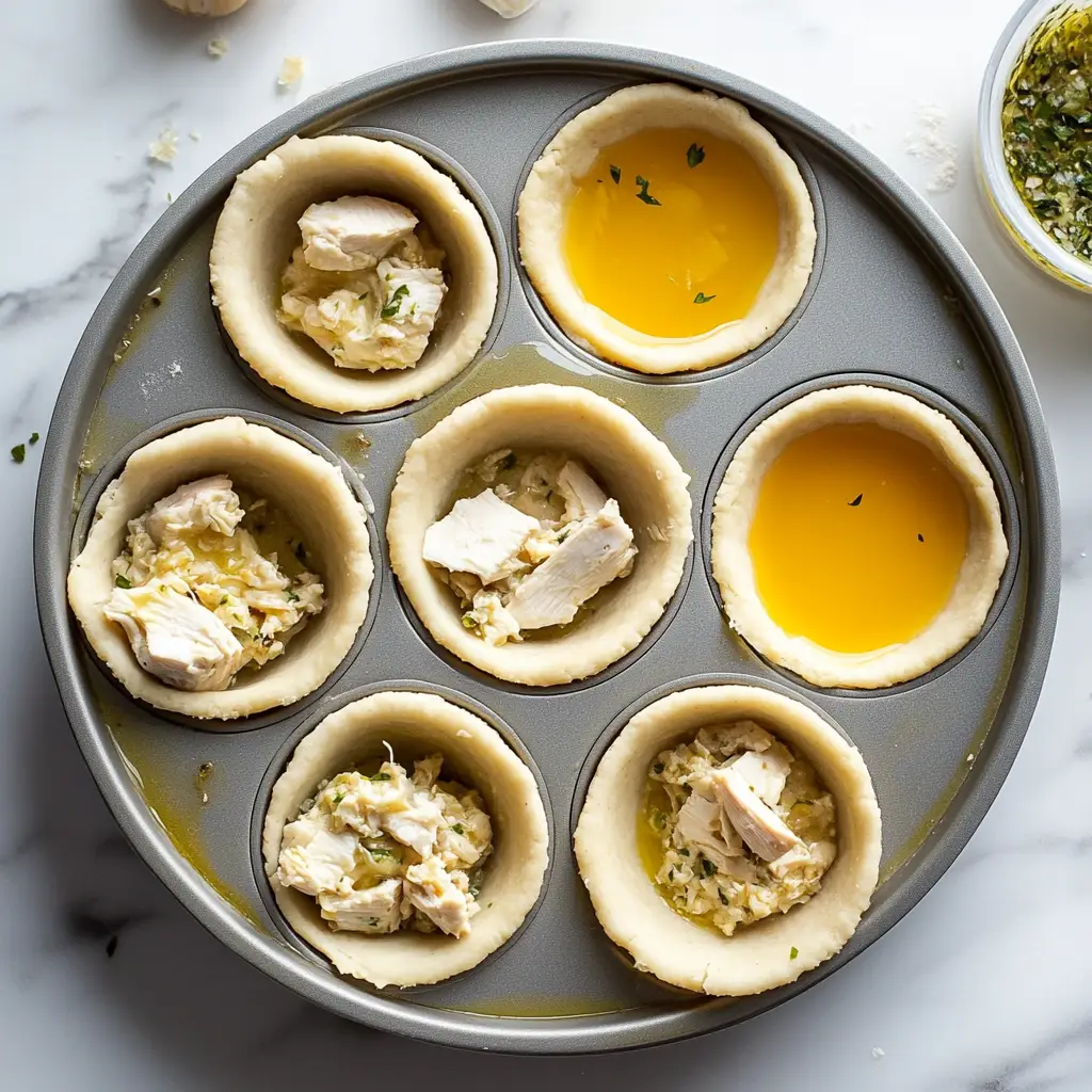 Mini Chicken Pot Pies instructions