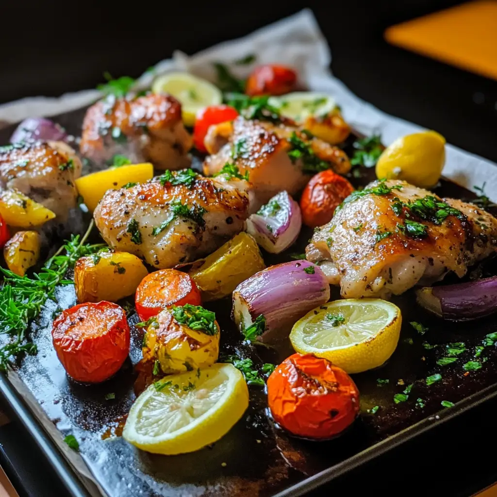 Easy 5-ingredient sheet pan dinner
