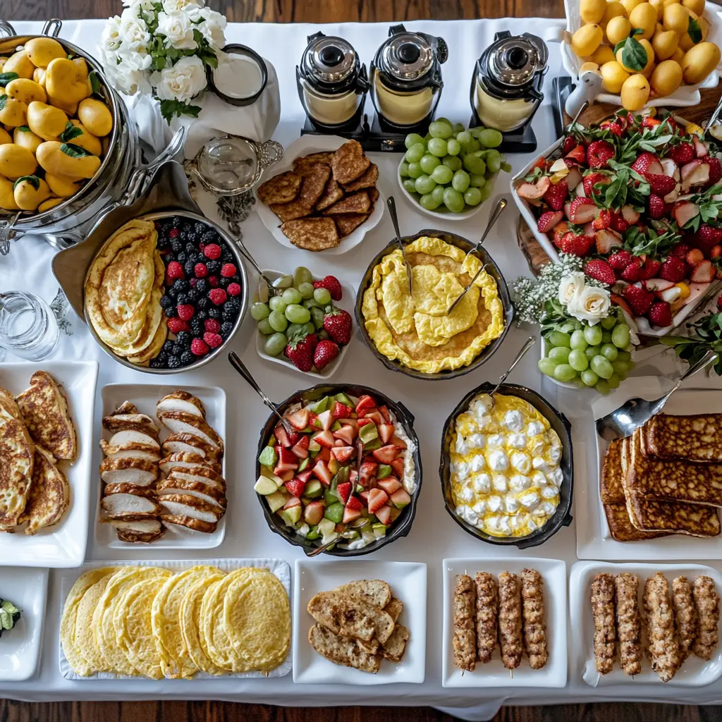 Pancake House Catering table
