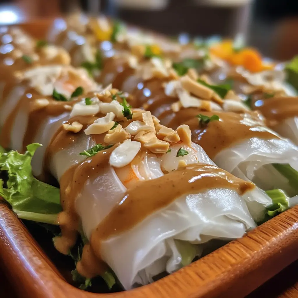 Rice Paper Rolls Noodles