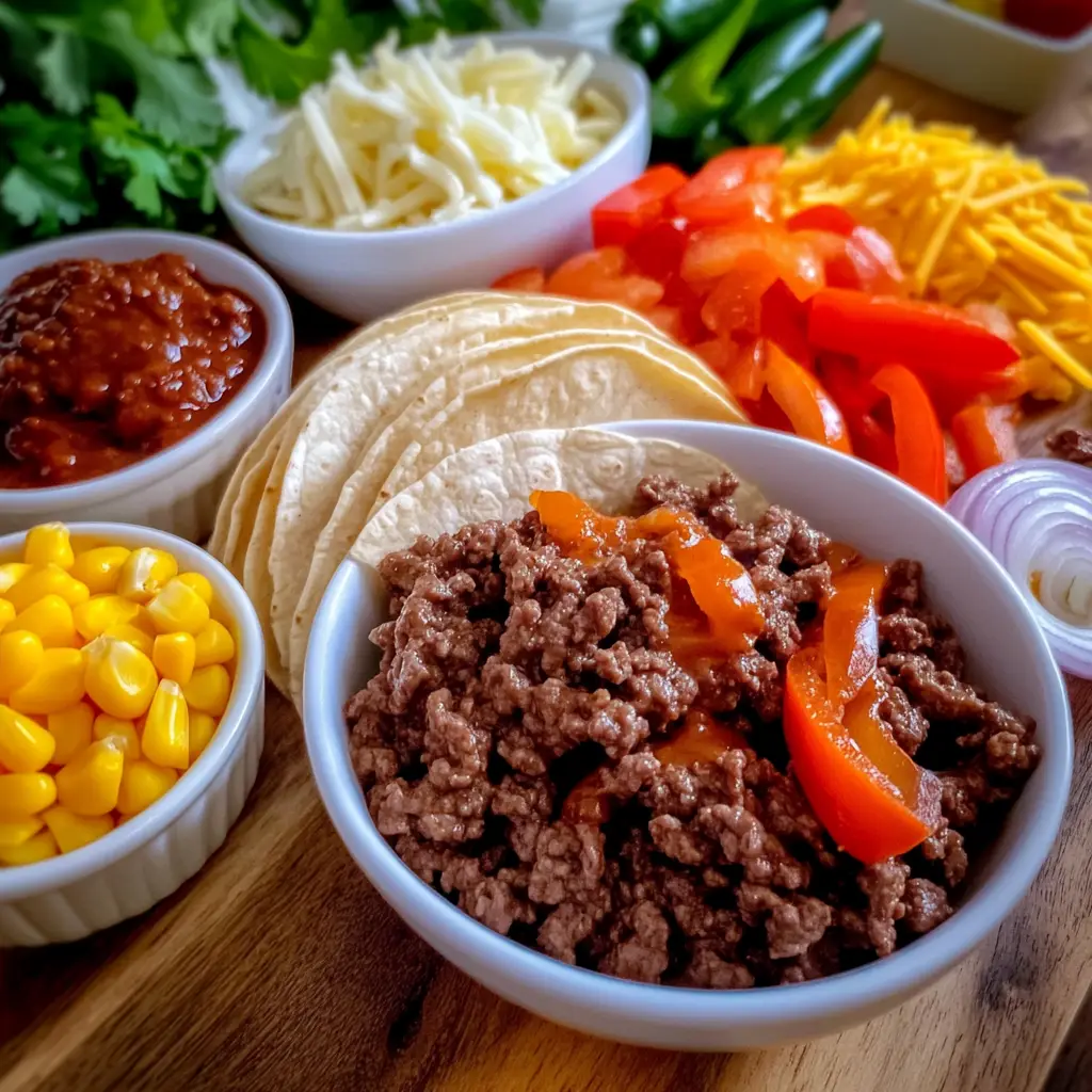 Sheet Pan Tacos ingredients